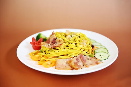 Peanut Noodles with Kale and Mushrooms Recipe